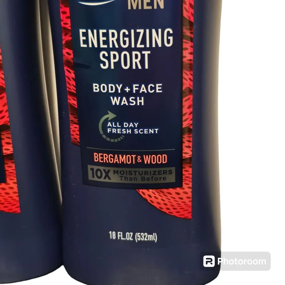 Suave Energizing Sport‎ Body and Face Wash Bergamont and Wood 18 oz.